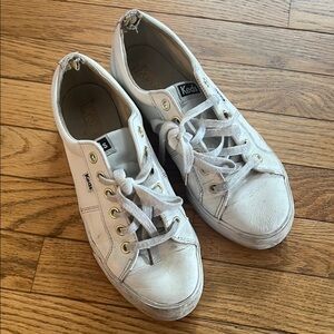 Keds White Sneakers Classic Low-Top Canvas